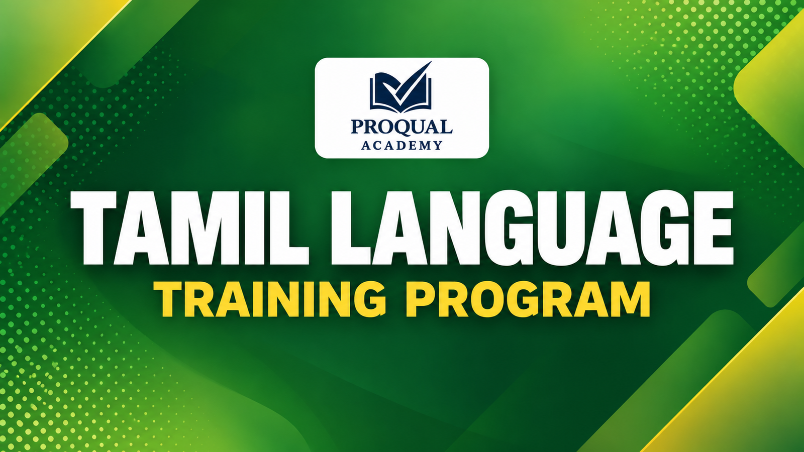 Tamil Training Program